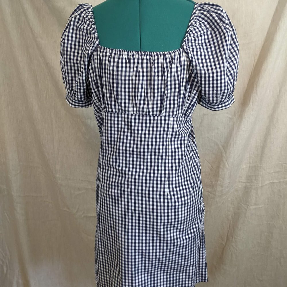 Anthropologie “forever that girl” Gingham Dress